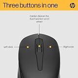 HP 150 Wireless Mouse 1600 DPI 2.4GHz Receiver Ambidextrous Black view 8