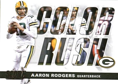 aaron rodgers color rush jersey