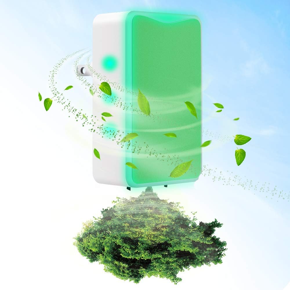 Air Purifier,Air Purifier for Home and Smoke and Office Pets Odor, Direct Plug-in Portable Ionic Air Purifier Travel-Size Smoke Purifier: Kitchen & Dining