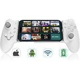 ATUTEN Phone Gaming Controller for iPhone 15/16 and Android (USB-C), Turn Your Phone into a Gaming Console, Play Ps Portal, Roblox, Cloud Game, Xbox, App Games, Dual Hall Linear Trigger
