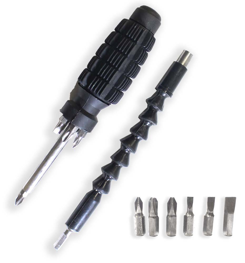 6In1 Flexible Neck Screwdriver Amazon.co.uk DIY & Tools