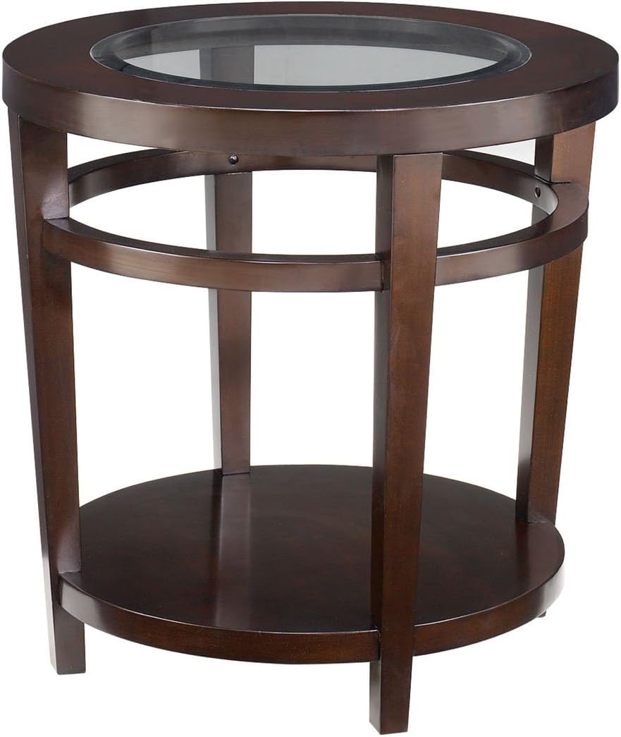 Hammary End Table in Dark Merlot Finish
