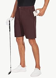 JWM Mens 9" Stretch Golf Shorts - Lightweight