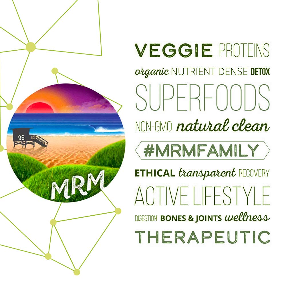 MRM - Veggie Protein Powder, Protein Source for Vegans, Gluten-Free & Preservative-Free, Non-GMO Verified - Vanilla - 2.5 lbs: Health & Personal Care