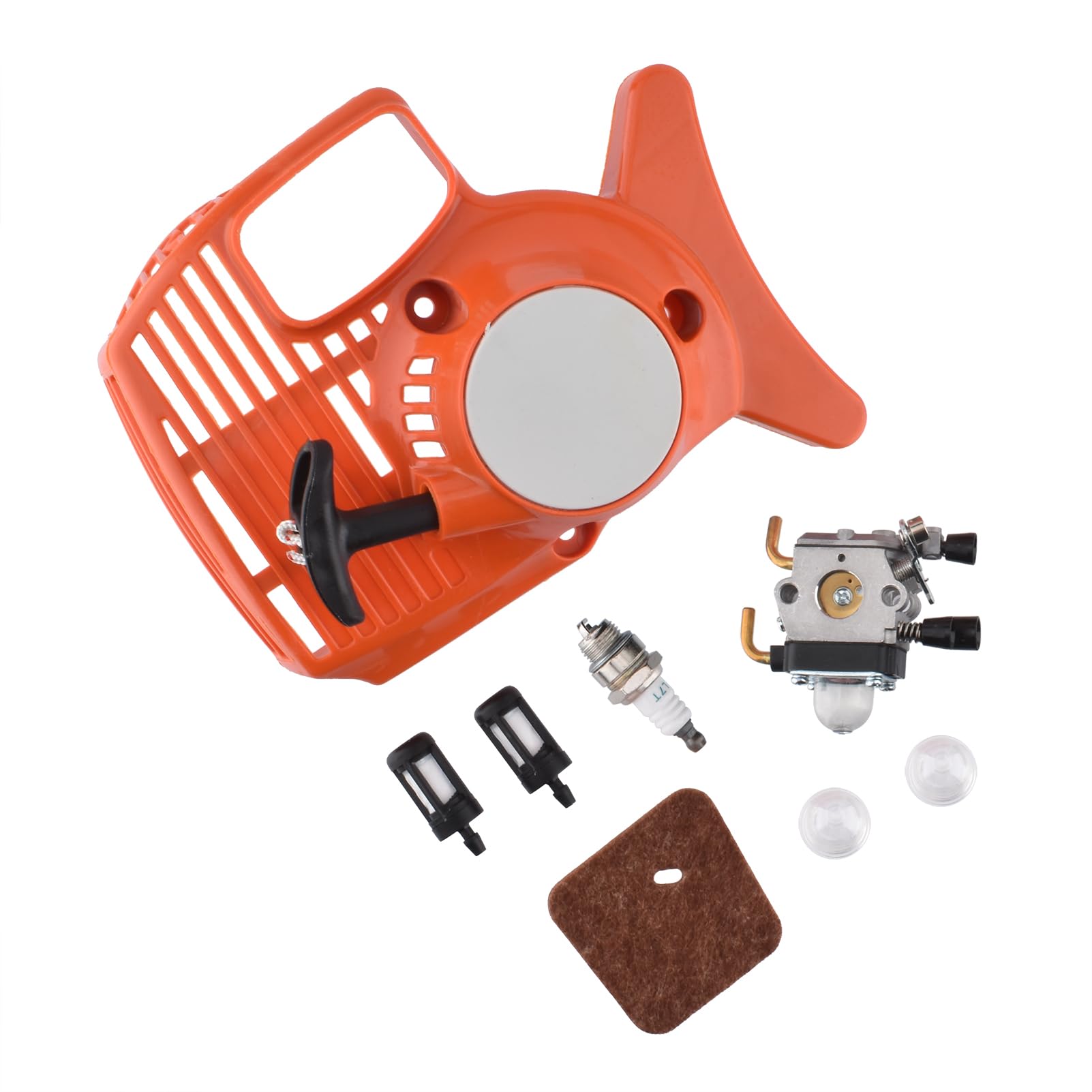 Recoil Starter Carburetor Carb Air Fuel Filter Kit For STIHL FS55 FS46 FS45 FS38 FC55 HL45 KM55 FS 55 Trimmer Edger Weedeater