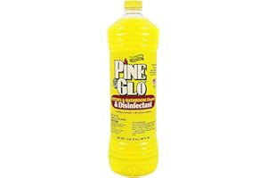 Pine Glo Antibacterial and Disinfectant Cleaner, Hospital Grade and EPA Registered. Lemon Scent 40 Fl oz Bottle