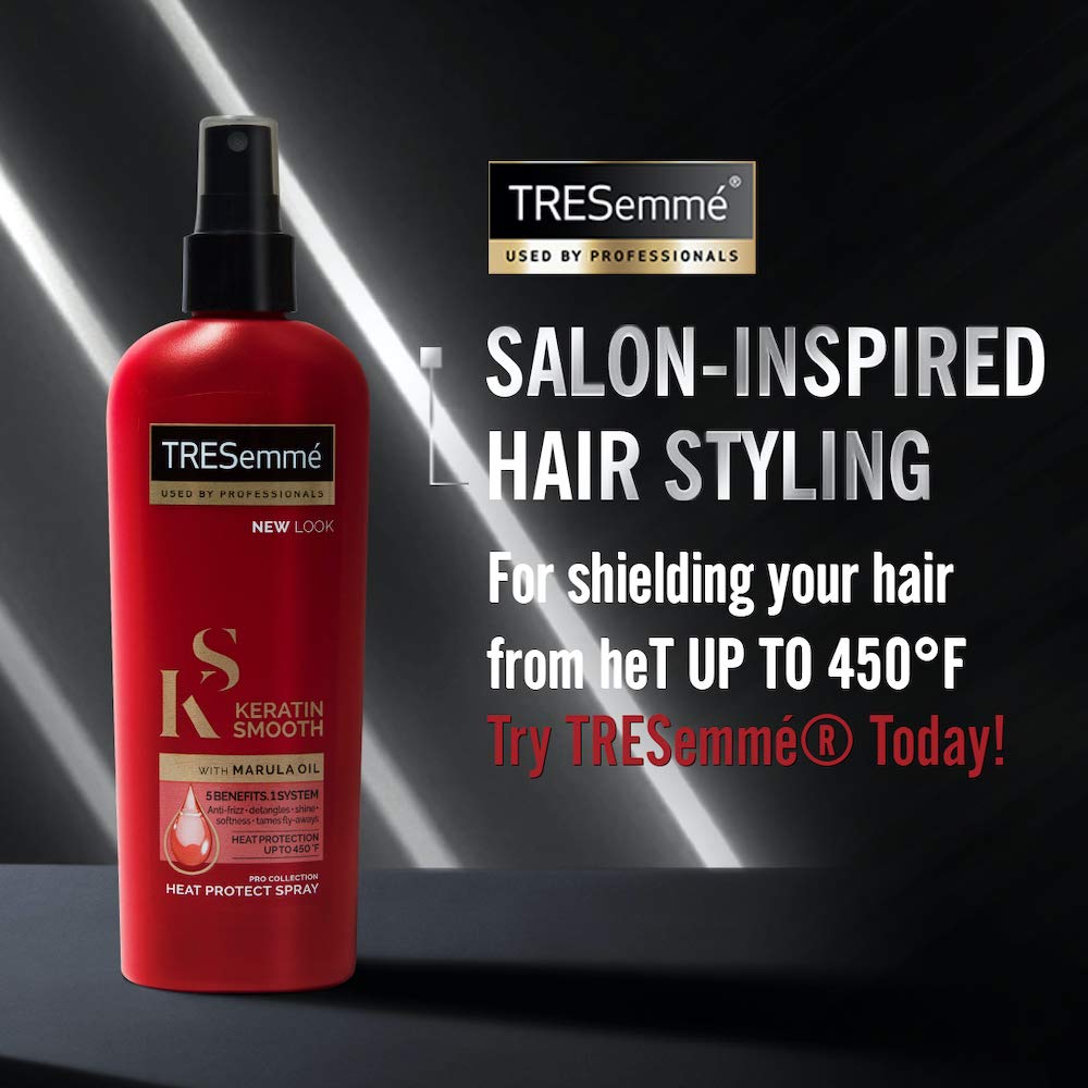 tresemme heat protect keratin smooth spray 200ml