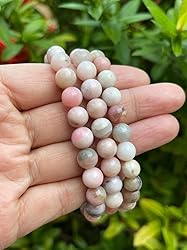 Pink Opal Crystal Bead Bracelet 8mm, Wholesale