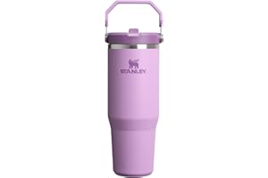 Stanley IceFlow 2.0 Flip Straw Tumbler with Handle 30 oz | Twist On Lid and Flip Up Straw | Leak Resistant Water Bottle | Insulated Stainless Steel | BPA-Free | Lilac