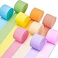 Crepe Paper Streamers 9 Rolls 738ft,Pack of Rainbow Assorted Colored Party Streamers,9 Colors Streamers Party Supplies, for Birthday Decorations,Rainbow DIY,Wedding Baby Shower (1.8 Inch x 82 Ft/Roll)