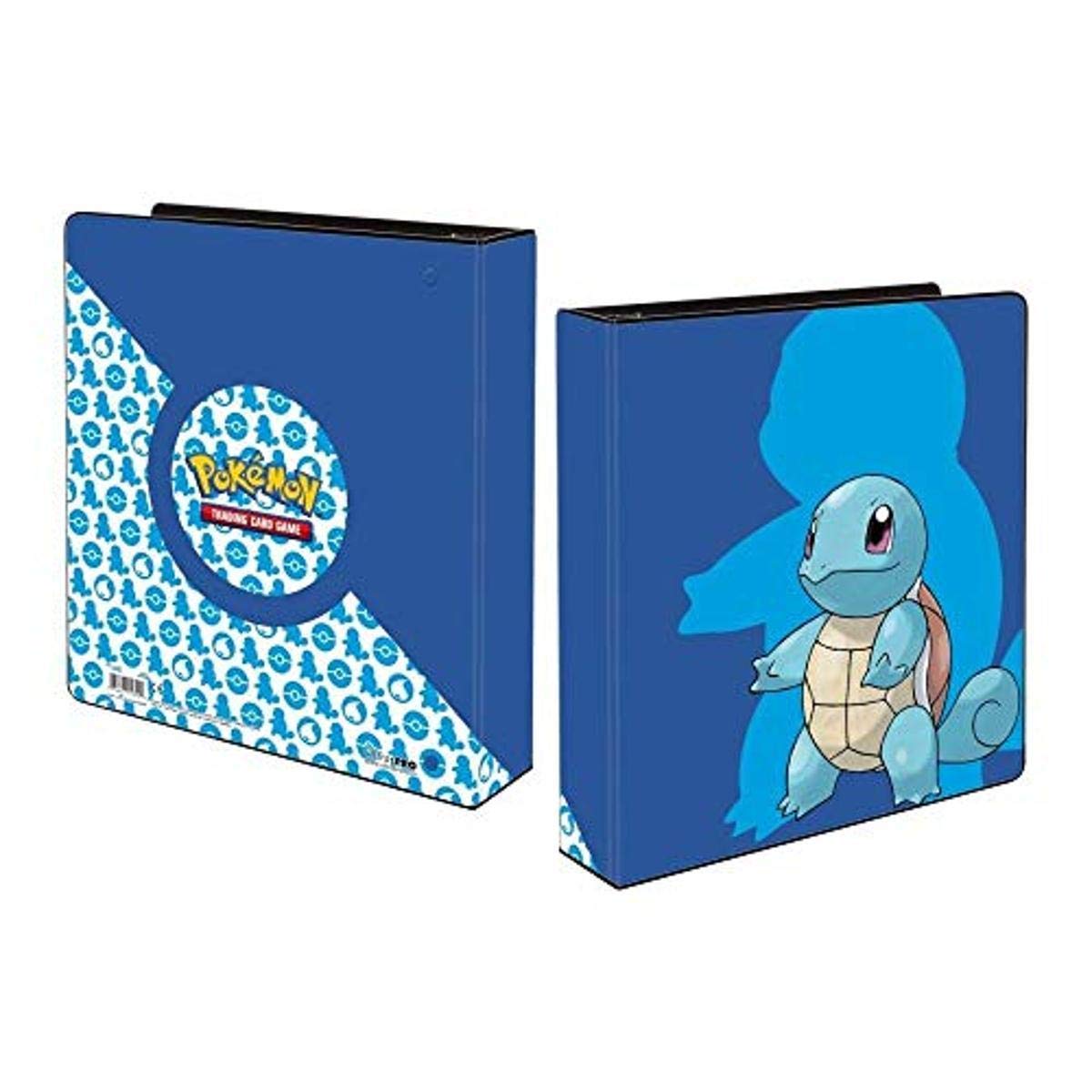 Ultra Pro Pokemon Album, Blue, Medium, 3-ring Album with 9 Pocket pages, Squirtle Design, Compatible with Ultra PRO Card Storage Pages