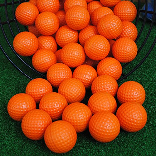 Fine commodities Practice Golf Balls,Orange,12