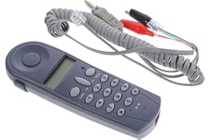 ASAKKURA Network Wire Test Tool Telephone Line Detection Cable Tester with Connectors Versatile Phone Test
