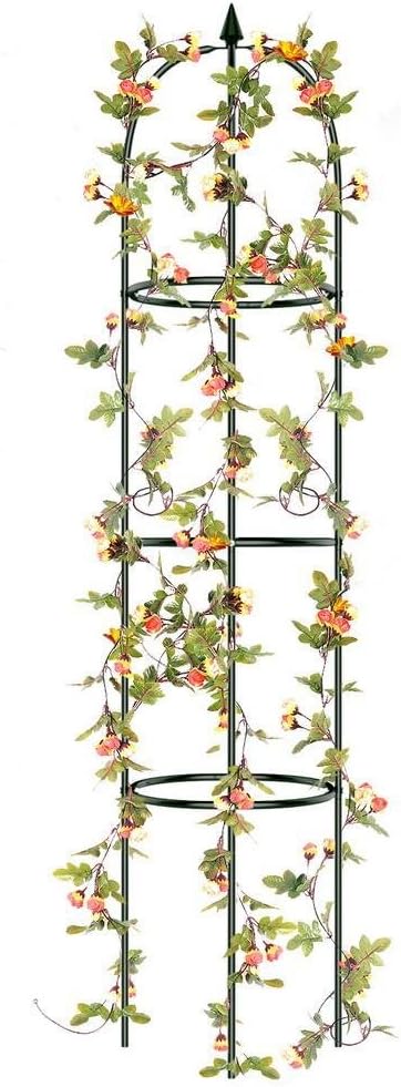 Pairka Arco de Jardín Trepadoras en Forma de Torre Soportes para ...