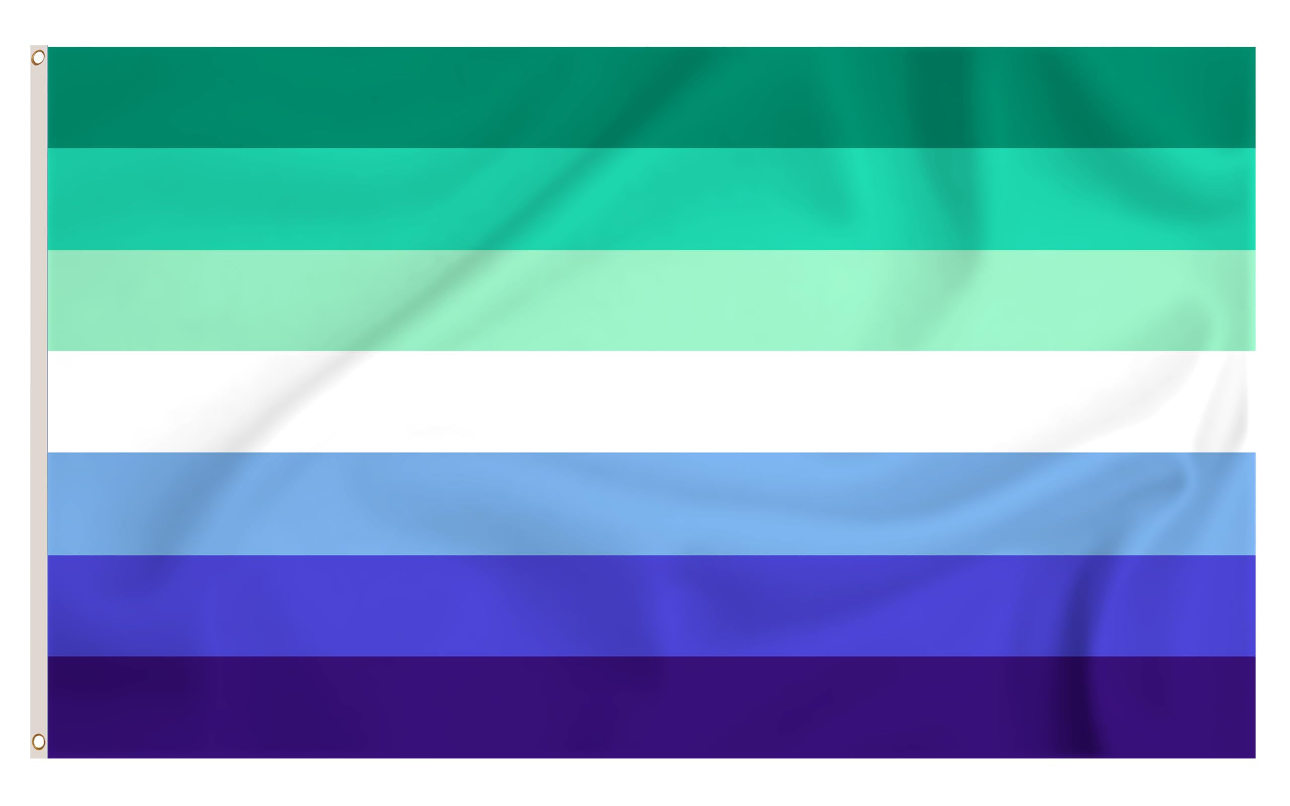 Storm&Lighthouse MLM Flag Gay LGBTQ Flags MLM Pride Flag 5ft x 3ft with Metal Eyelets Pride Decorations Gay Man Flags