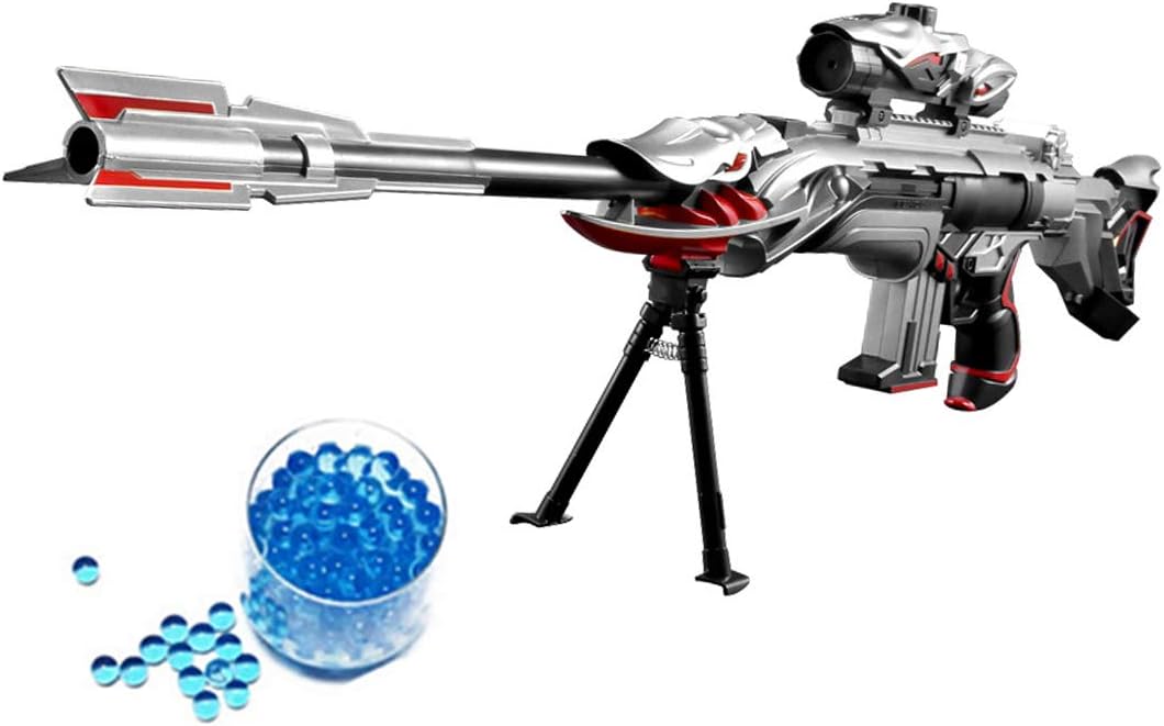 JINFYUAN Water Bomb Toy Gun, Military Combat Barrett Elite Sniper Rifle, Children Outdoor CS Water Bomb Toy Sniper Rifle +10000 Water Bomb
