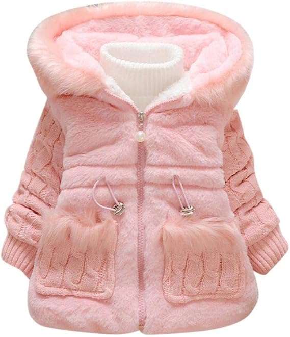 Baby Fleece Coat,Zerototens Children Baby Girls Pink Outwear Tops Faux ...