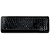 Microsoft Wireless Keyboard 850 Special Edition with AES - Black. Wireless Keyboard. Snap-In USB Transceiver