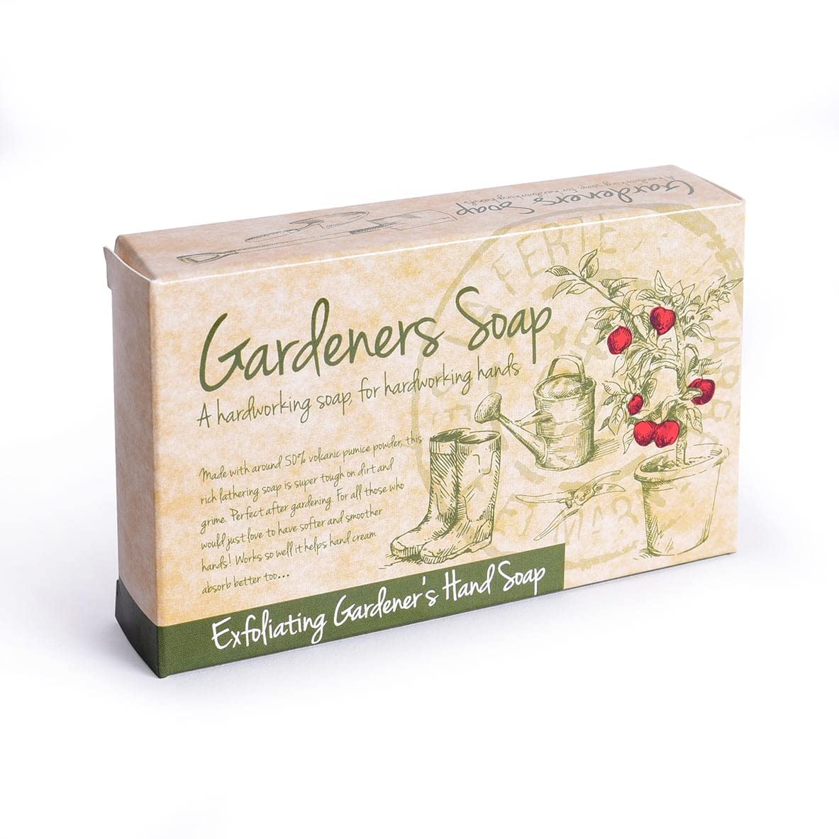 Exfoliating Gardener’s Hand Soap, Fragrance Geranium, Peppermint