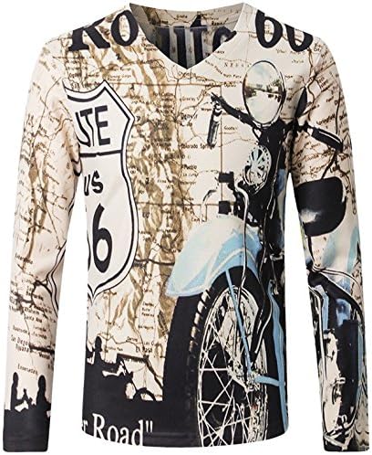 Amazon Richie Rosa 長袖 Tシャツ ロングスリーブ 秋物 メンズ カジュアル イラスト ロック アパレル 男性 オリジナル ブレスレット セット Dkg1951 Xl バイク Tシャツ カットソー 通販