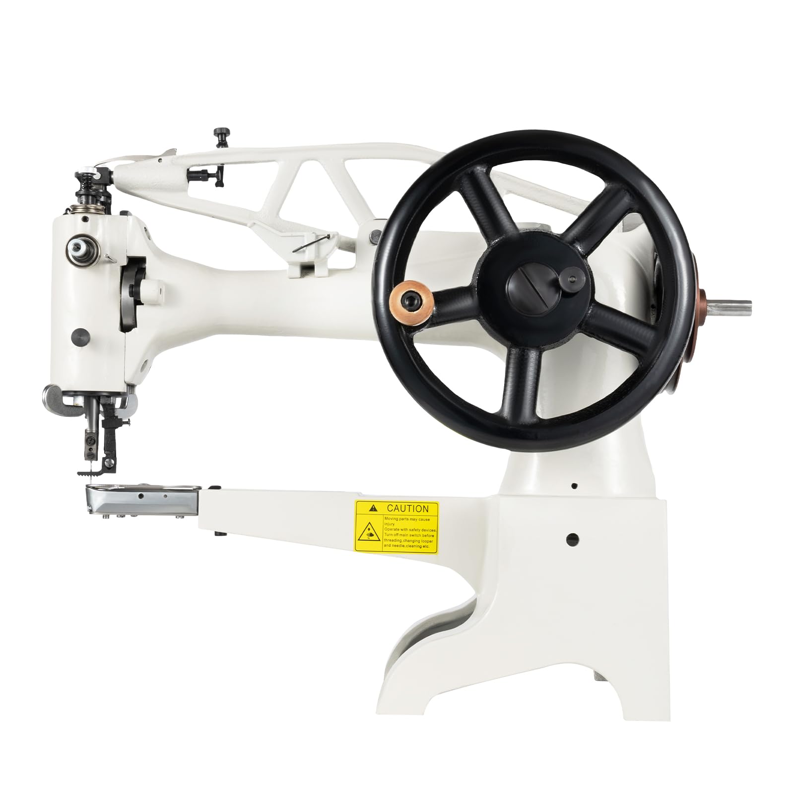 Photo 1 of **Parts Only**Broken** Leather Shoe Sewing Machine, 500SPM Industrial Sewing Machine Nylon/Cotton Thread Shoe Repair Machine for Sewing or Repairing Thick Materials