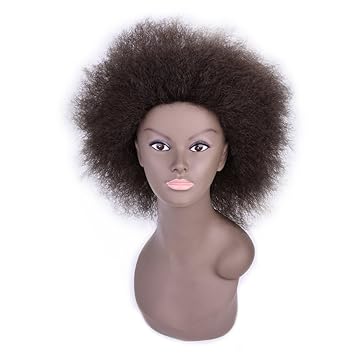 Amazon Com Miss Rola Synthetic Short Afro Kinky Curly Hair Wigs
