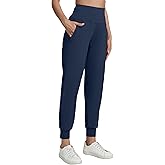 bepopotan Women's Yoga Joggers with Zipper Pockets - Lightweight High Waist Pants for Gym, Running, Workout, Casual