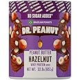 DR. PEANUT Butter Hazelnut Whey Protein Added Creamy Butter for Snacks, Cooking and Baking - 22.9oz | NO Sugar | NO Gluten | Natural Sweetener | Keto | Paleo (Hazelnut)