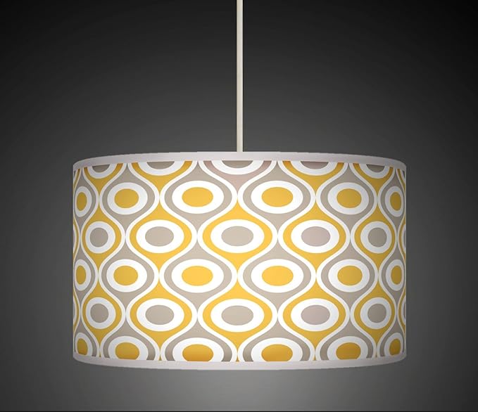 mustard light fitting