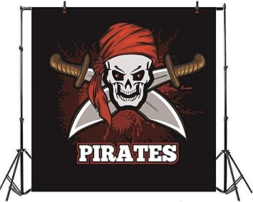 Amazon Com Leyiyi 8x8ft Cartoon Pirates Photography Background