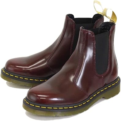 dr martens vegan 2976 chelsea boots in black smooth