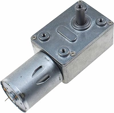 Reland Sun JGY-370 12V DC Worm Gear Motor 10 RPM High Torque Self-Locking Mini