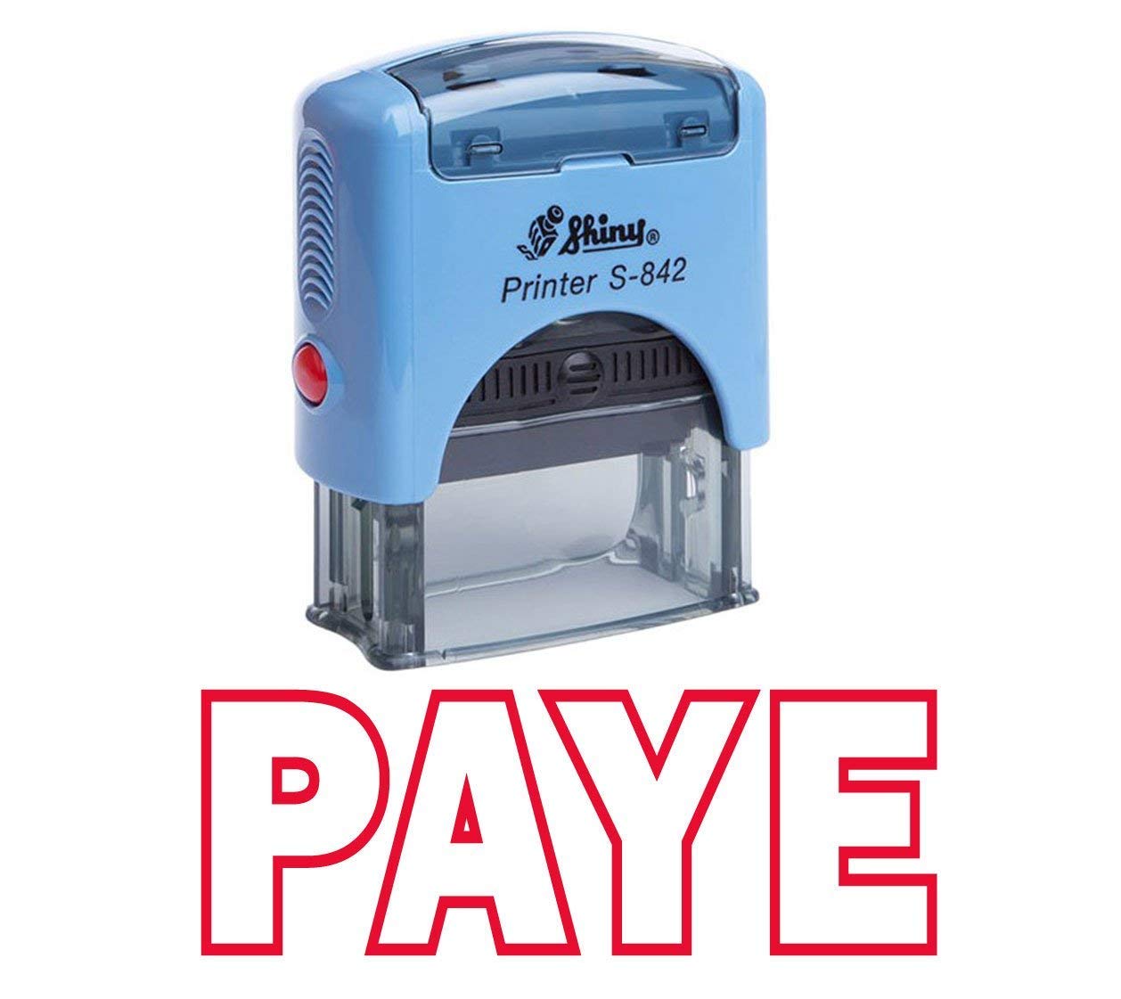Printtoo Paye Stamp Self-Inking Rubber Office Shiny Custom Stamp Stationery
