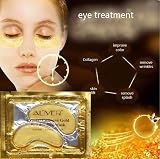 Hot Shot Tools 20 Pairs 24K Gold Under Eye Treatment Masks Collagen Gel Wrinkle view 3