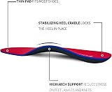 PCSsole Orthotic Arch Supports Insoles Red Men 8.5-9 28cm Flat Feet view 7