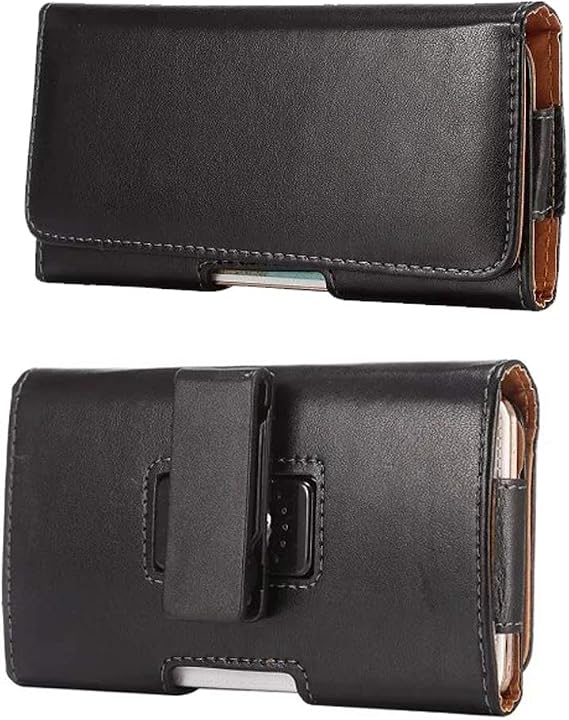Hengwin 2 in 1 Genuine Leather Cell Phone Holster Case
