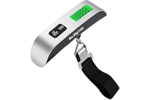 Digital Luggage Scale, 110lb Portable Suitcase Weight Scale for Travel, Luggage Scale for Luggage, Backpacks, Packages