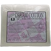 Quilter's Dream Cotton White Select Batting (108" x 93") Queen