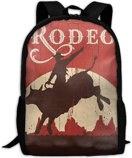 Bull riding backpack Clearance