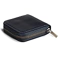 Fuinloth Leather Condom Case Holder, Small Zipper Bag Black