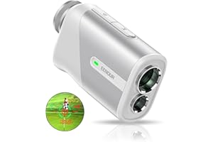 EENOUR Golf Rangefinder Mini with Slope and Red/Green Display, 1093Y Pin Lock Vibration Laser Range Finder, 6X Magnification, Rechargeable Continuous Scan for Golf & Hunting