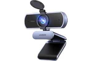 UGREEN 2K Webcam, Webcam for PC Ultra HD 1440P Computer Camera with Microphone, PC Camera with Privacy Cover, USB-A Web Camer