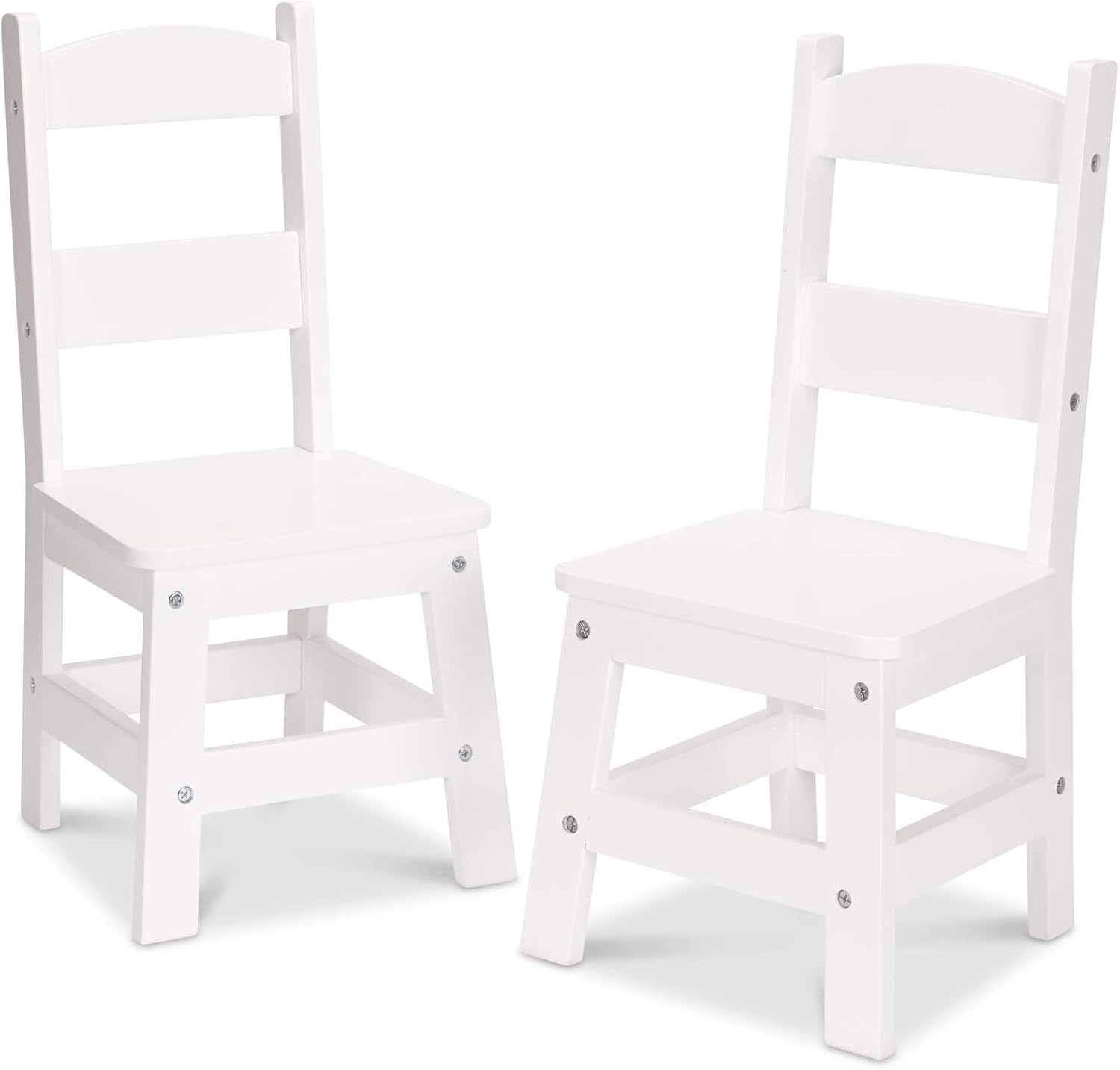 melissa and doug table and chairs white
