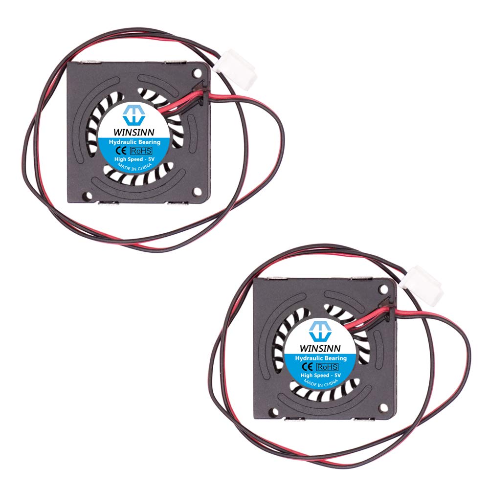 WINSINN 30mm Blower Fan 5V 3007 Hydraulic Bearing 30x7mm Turbine Turbo - High Speed (Pack of 2Pcs)