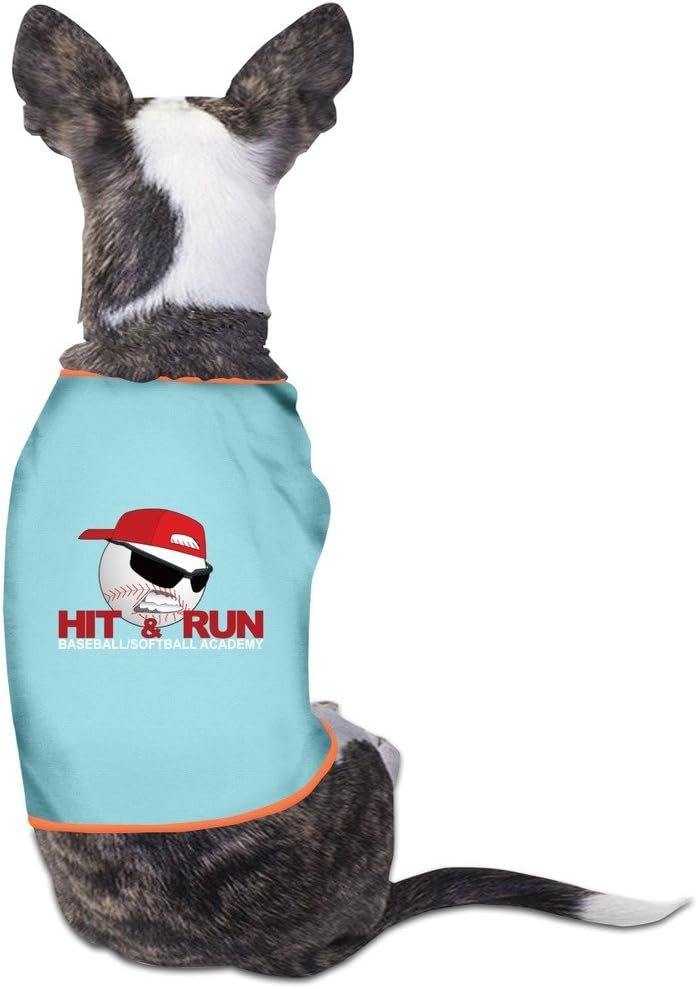 DabDog HNR Academy Baseball Softball Logo Comfortable Fashion Dog Clohtes Gray