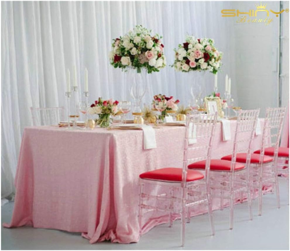 Best copper sequin table cloth