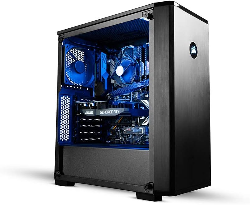 Electrobot 175R RGB Gaming Tower PC Assembled Computer with Intel Core i5-9M Cache, up to 4.10 GHz/ Z390m Motherboard / 16GB RAM / 1TB HDD / 240GB SSD/NVIDIA 2060 6GB