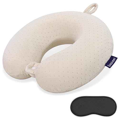 Gosider Memory Foam Neck Pillow Comfortable Travel Neck Pillow Neck and  Head Support Lightweight Portable Airplane Travel Pillow for Sleeping,