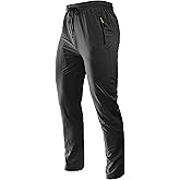 FFEATIANDY Men's Hiking Pants Lightweight Quick Dry Waterproof Breathable Athletic Joggers Track Running Sweatpants