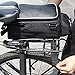 COTEetCI Bike Rack Trunk Bag Bicycle Seat Bag Outdoor Bike Saddle Bag Bicycle Panniers Bike Bags Rear Rack 10L Black